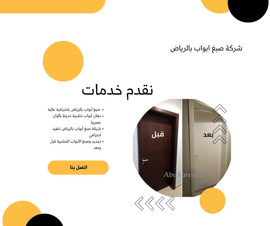 شركة صبغ ابواب بالرياض