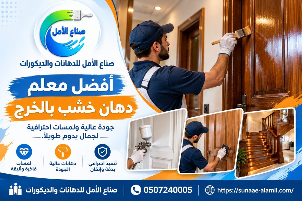 افضل معلم دهان خشب بالخرج