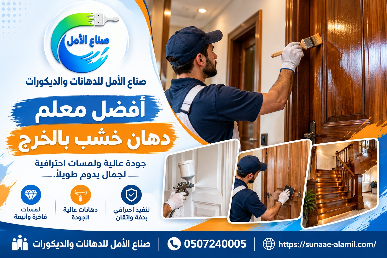 افضل معلم دهان خشب بالخرج