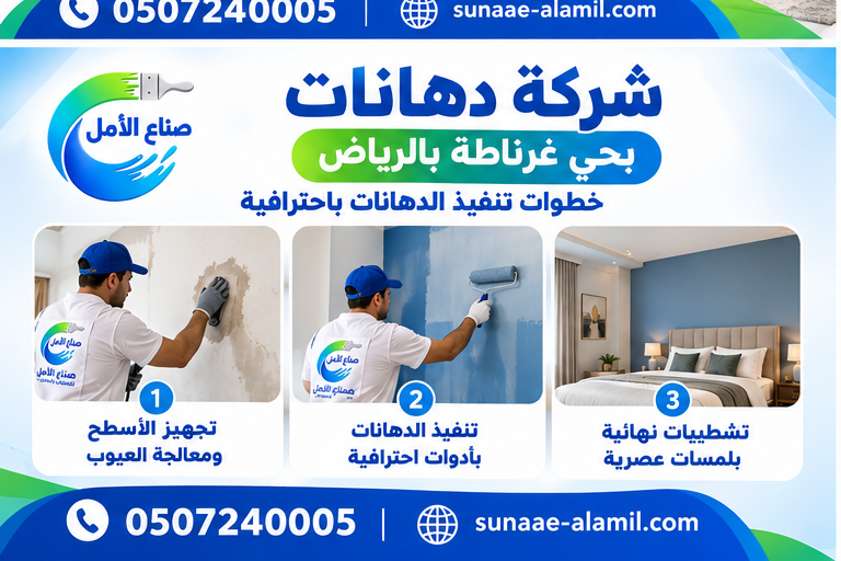شركة دهانات بحي غرناطة بالرياض