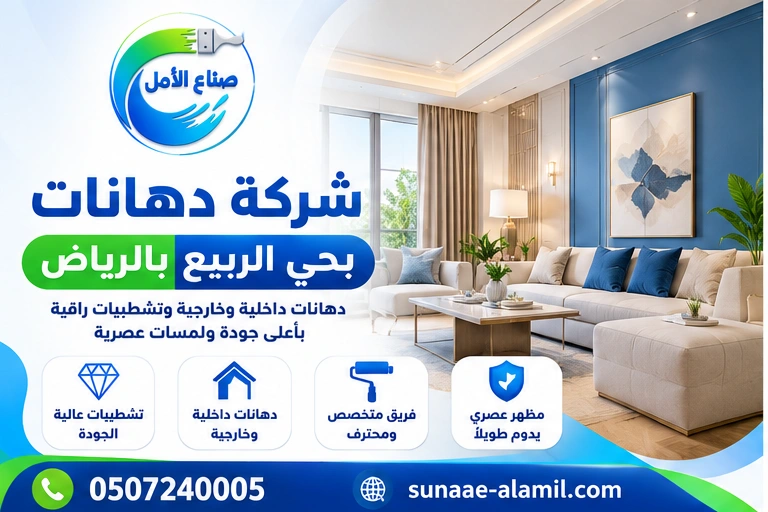 شركة دهانات بحي الربيع بالرياض