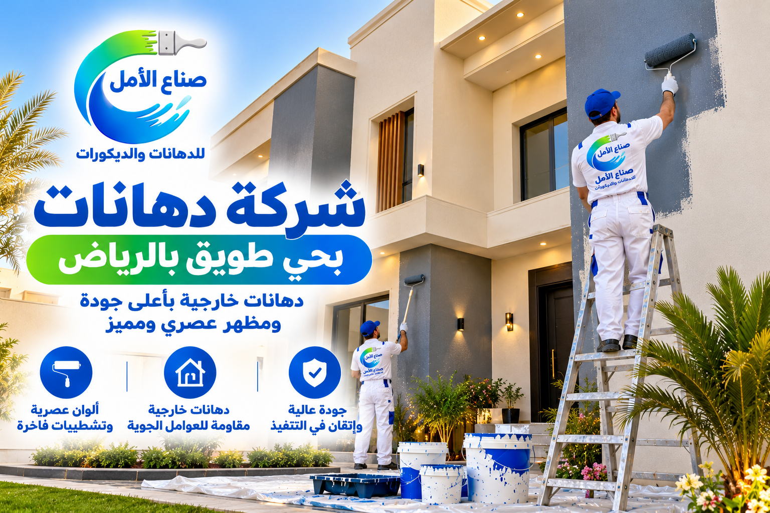 شركة دهانات بحي طويق بالرياض