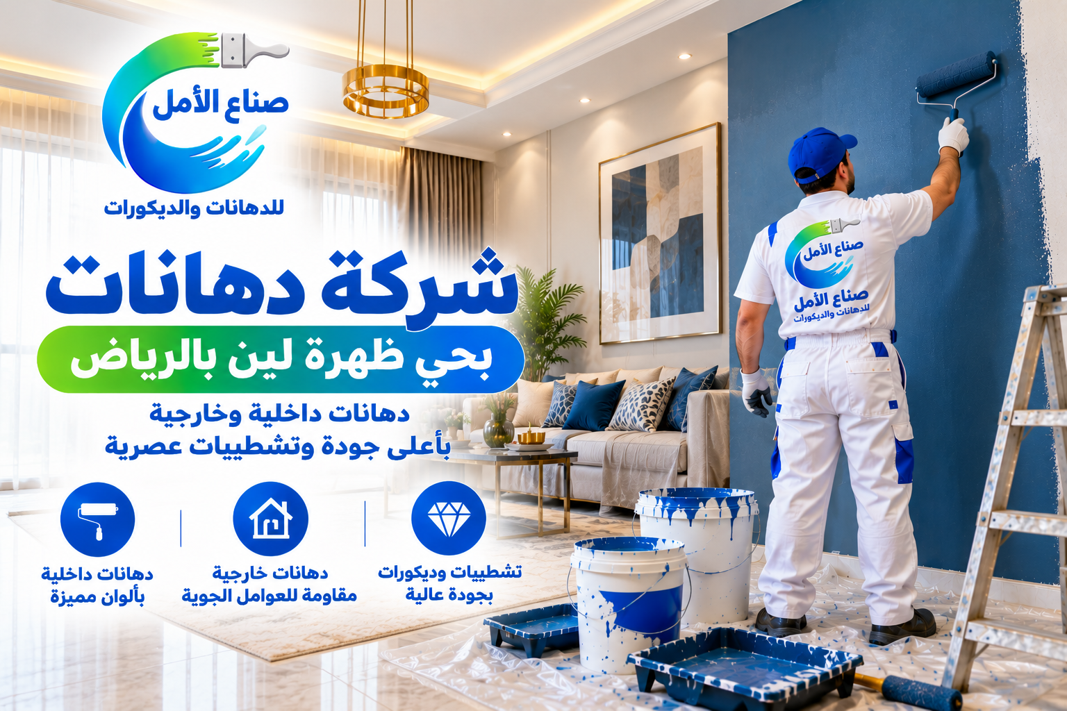 شركة دهانات بحي ظهرة لبن بالرياض