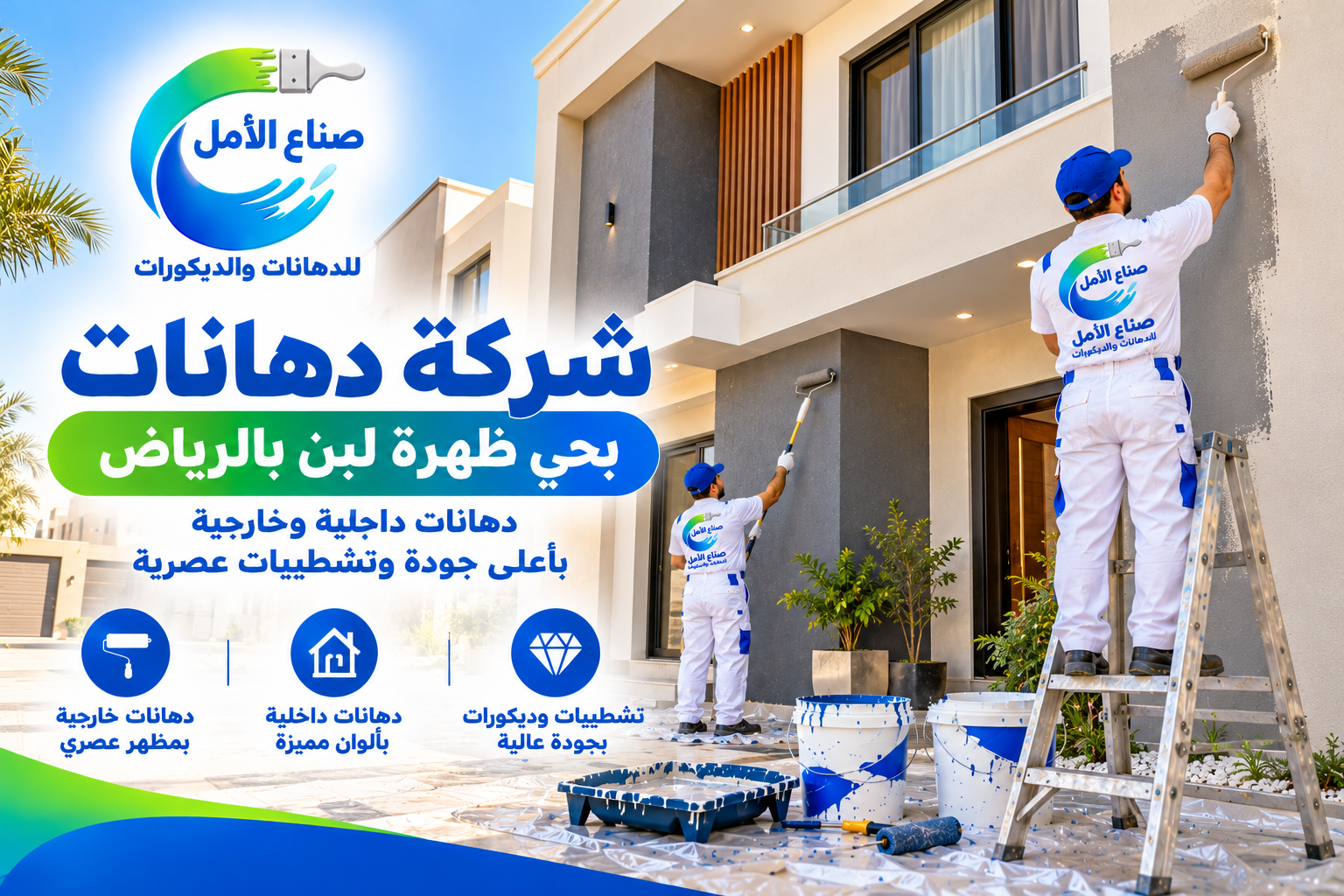 شركة دهانات بحي ظهرة لبن بالرياض