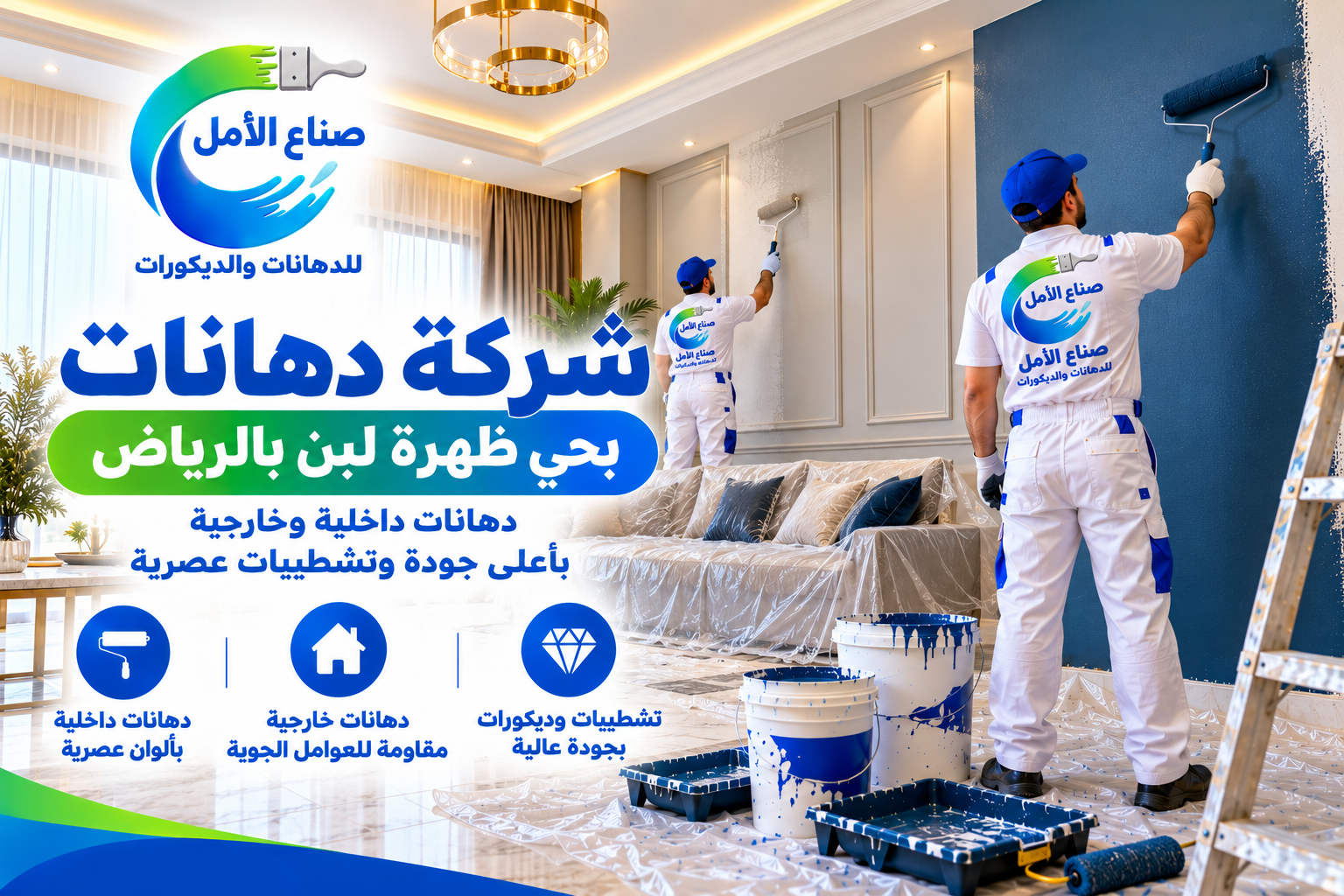 شركة دهانات بحي ظهرة لبن بالرياض